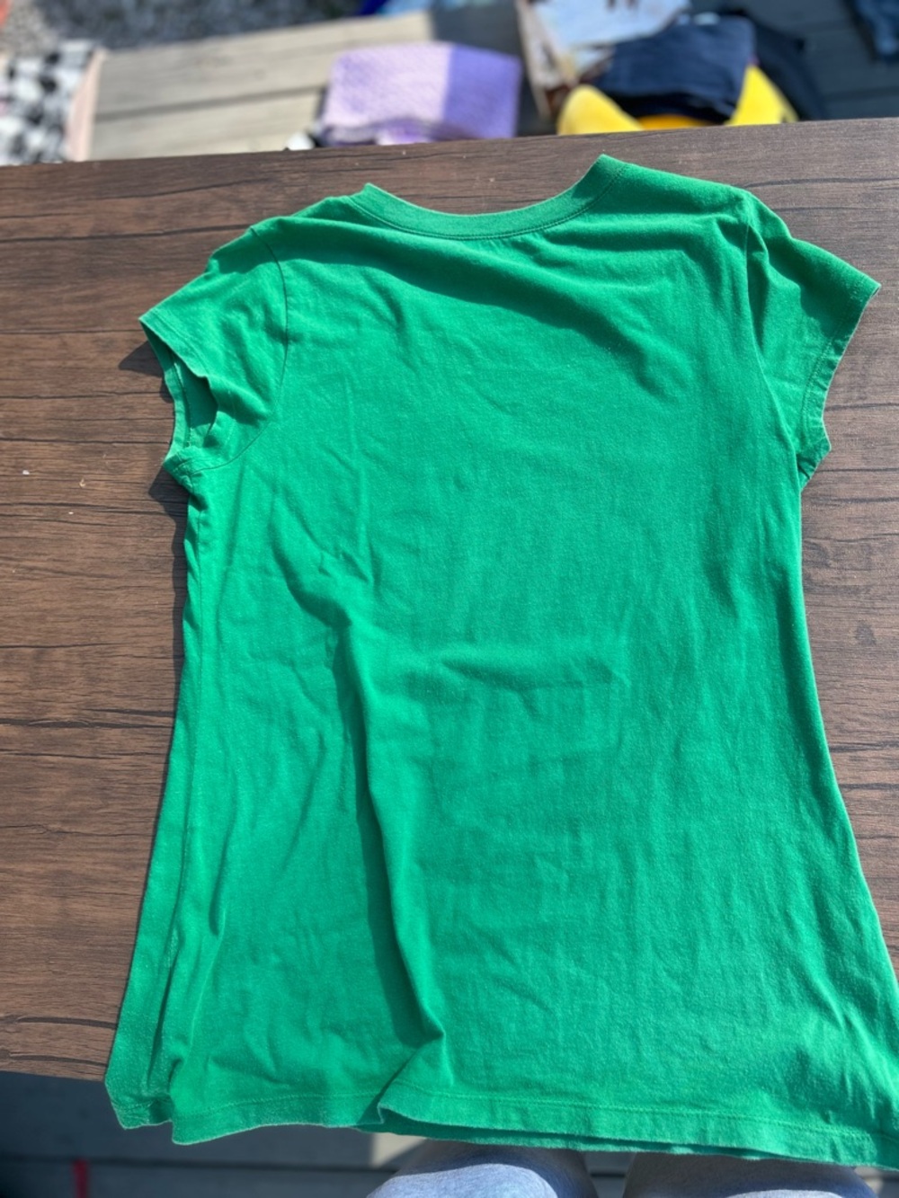 Girls' Green Short Sleeve Tee